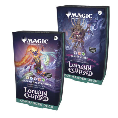 Magic The Gathering: Lorwyn Eclipsed Commander Deck Set of 2