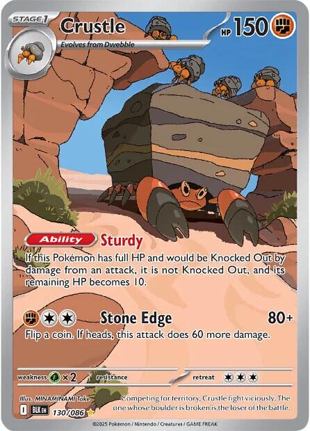 #130 Black Bolt - Crustle