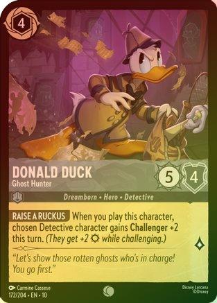 #172 Whispers in the Well- Donald Duck(Ghost Hunter)(Foil)
