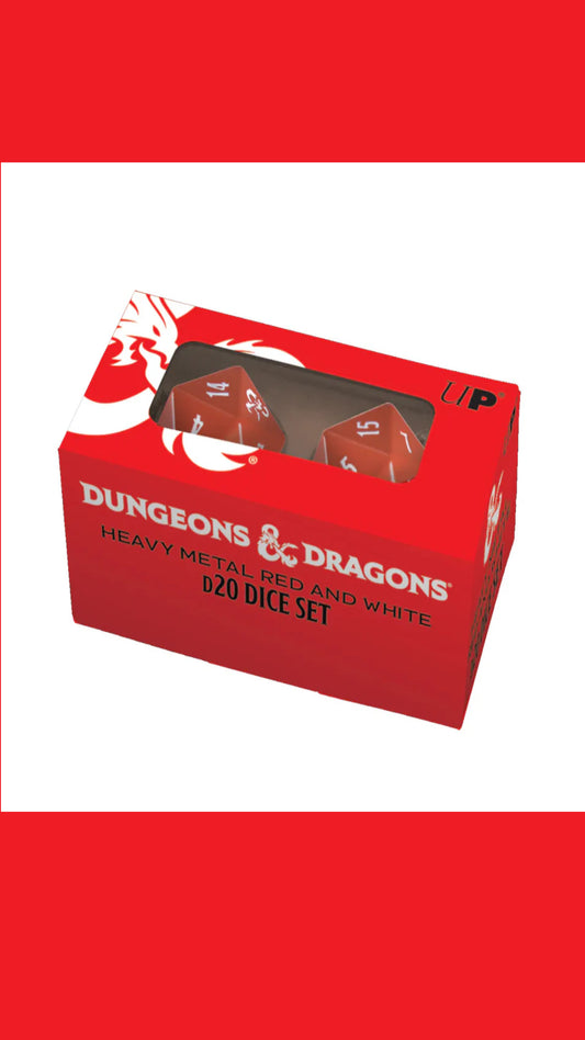 Ultra Pro Dungeon & Dragon Heavy Metal Dice D20