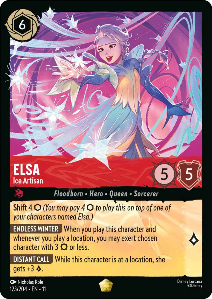 #123 Winterspell- Elsa: Ice Artisan