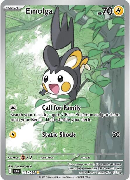 #113 Black Bolt- Emolga