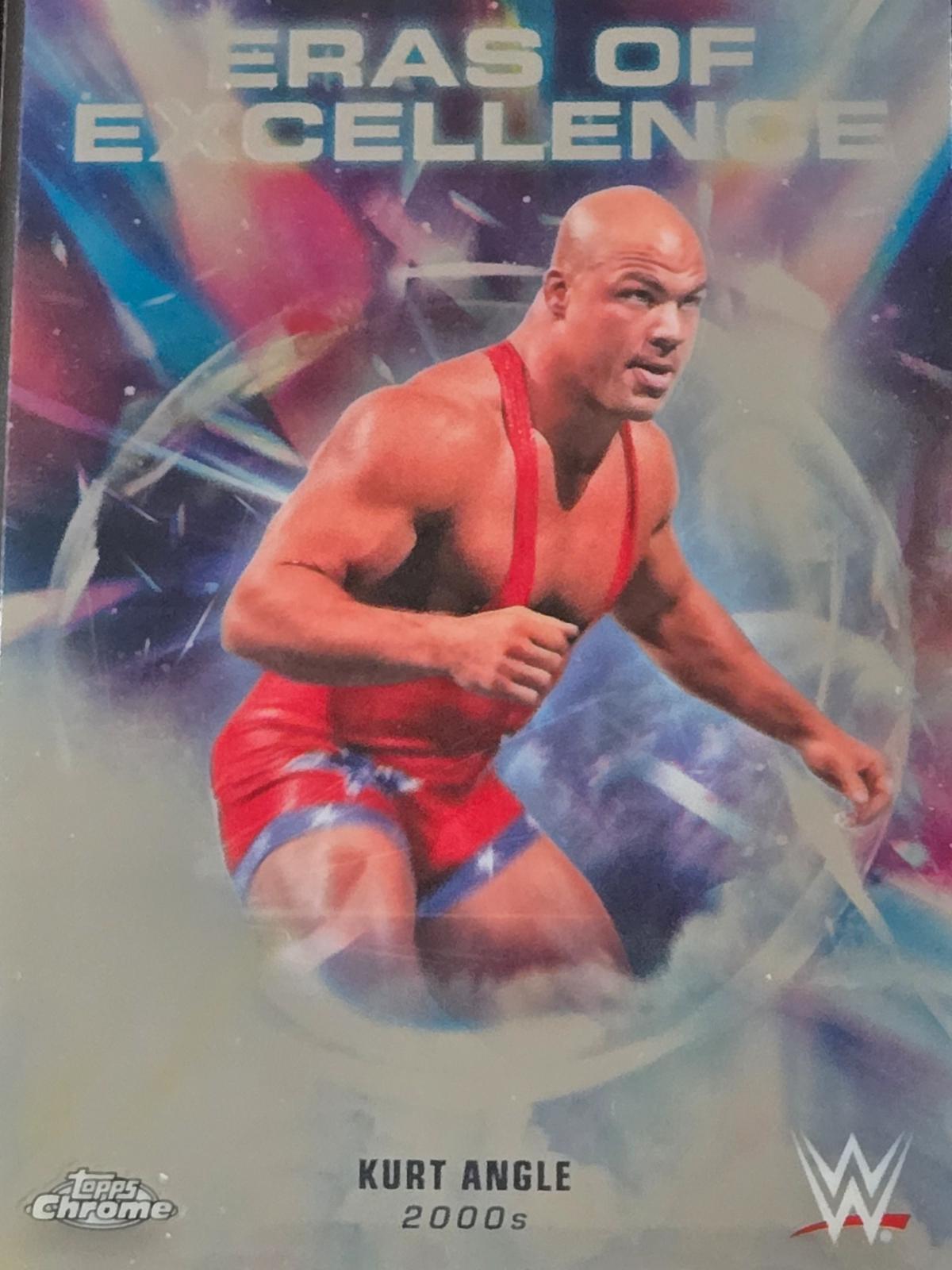 2026 Topps Chrome WWE- ERA-36 Kurt Angle (Eras of Excellence)