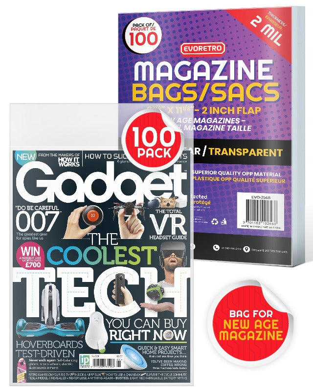 Evoretro Magazine Bags (Clear)(100 count)