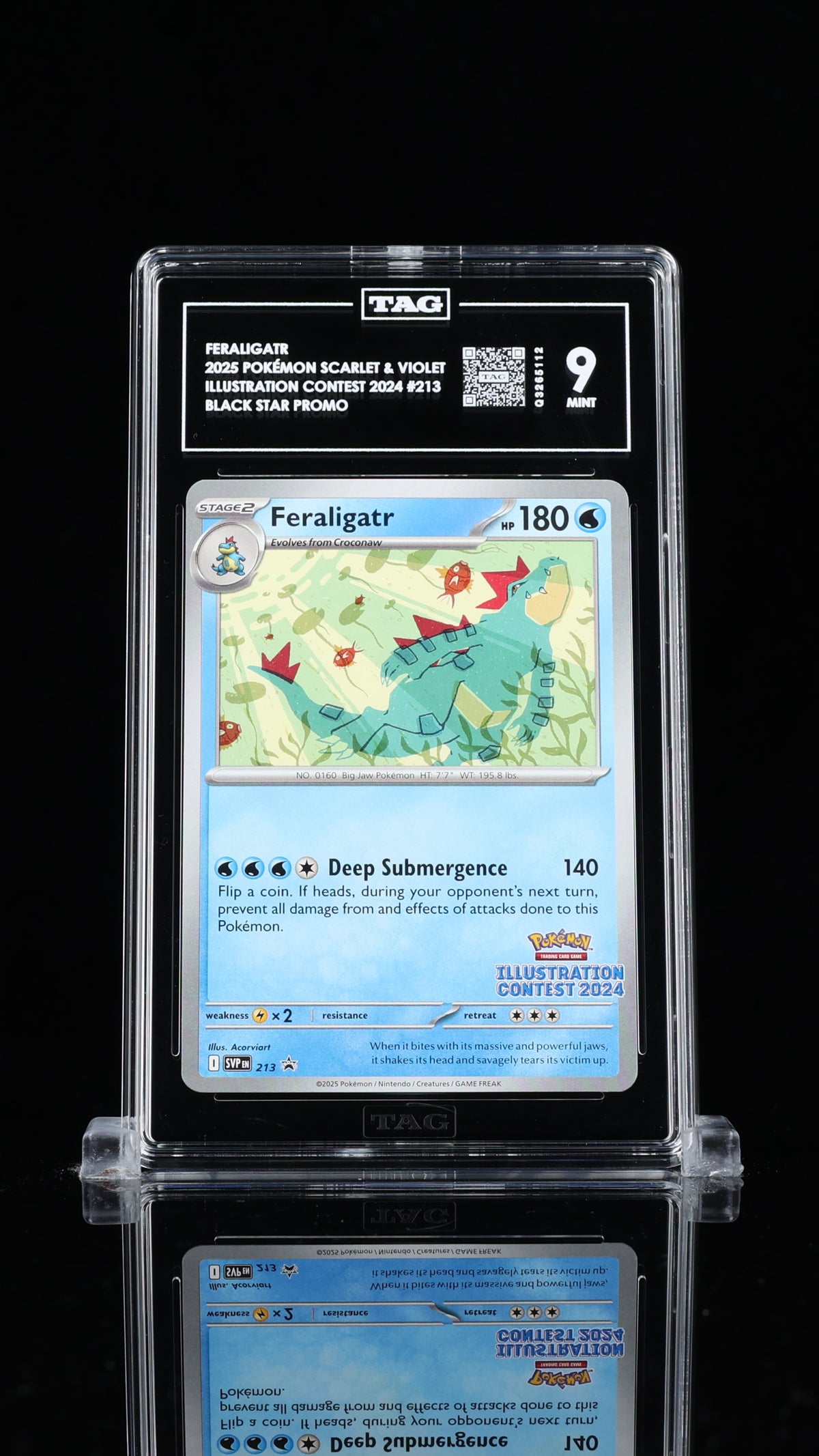#213 Feraligtr- Scarlet & Violet Promo- TAG 9