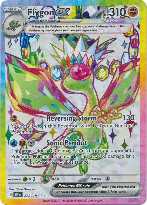 #222 Surging Sparks- Flygon Ex