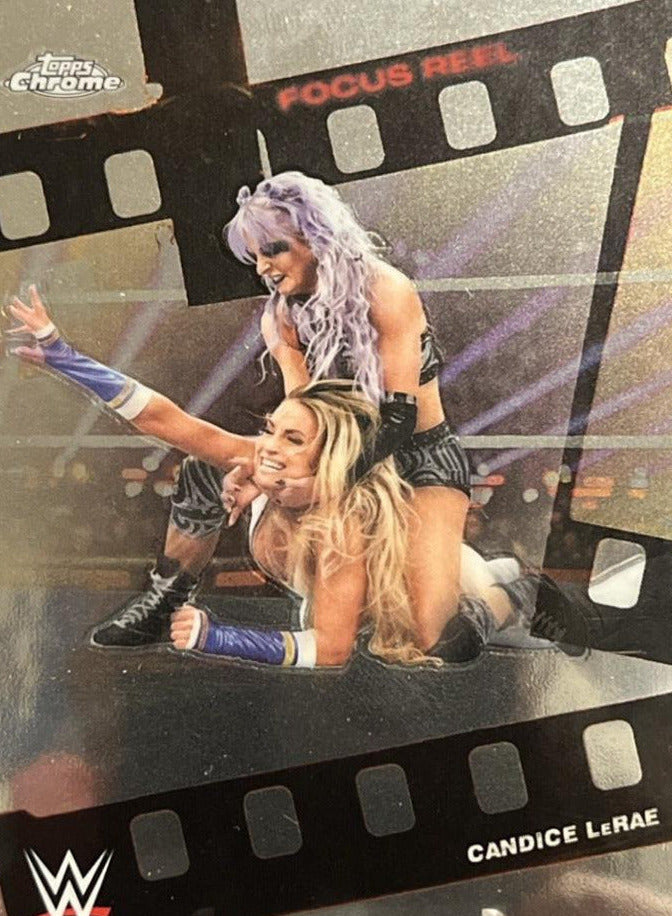 2026 Topps Chrome WWE- FR-16 Candice LeRae (Focus Reel)