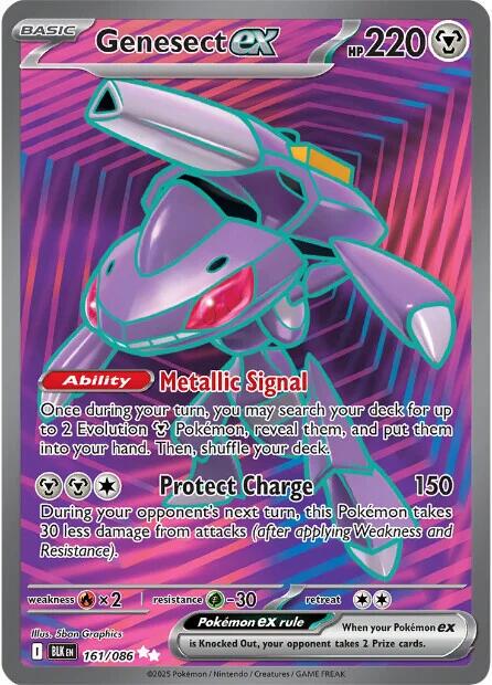 #161 Black Bolt- Genesect EX