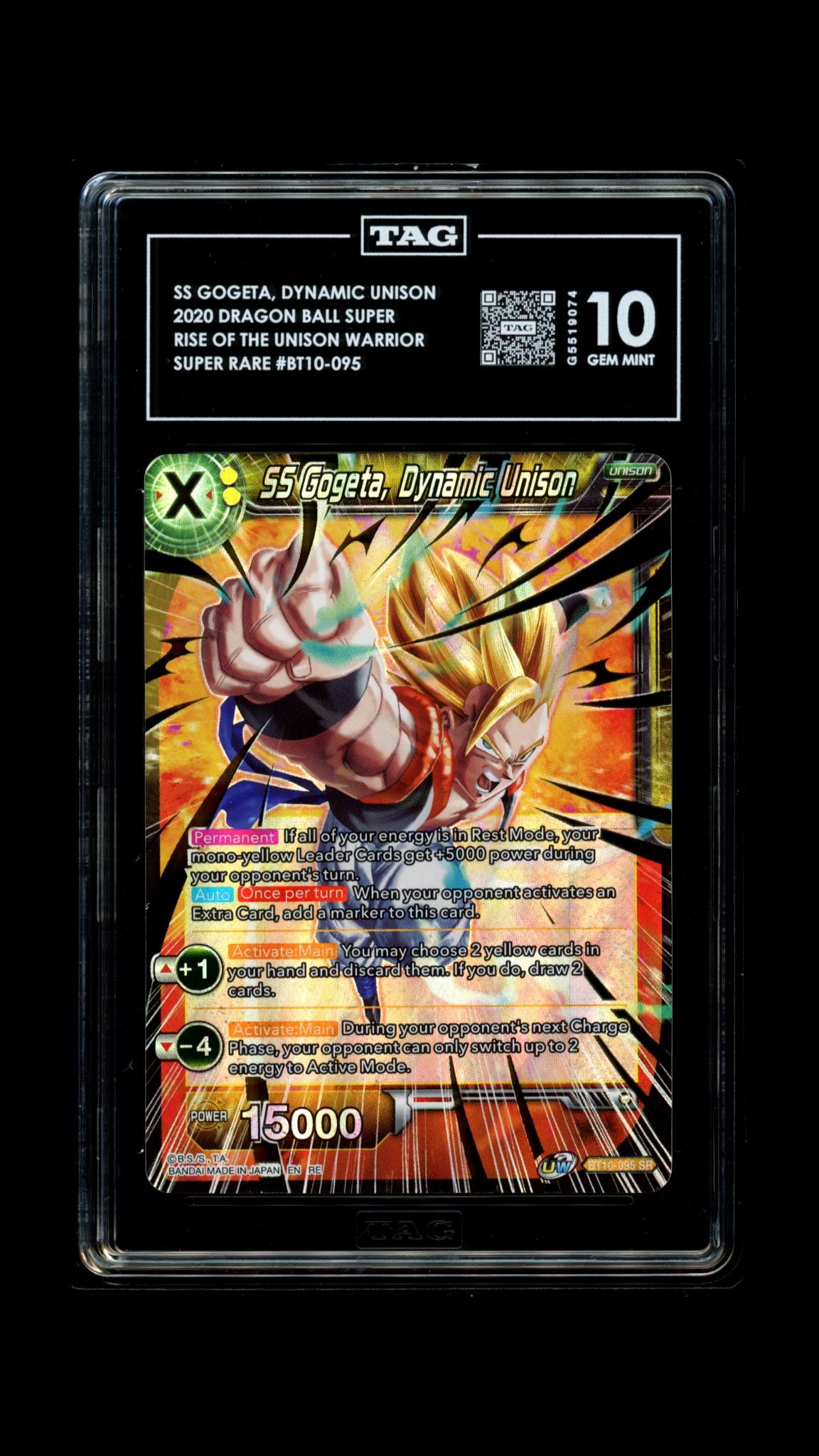 SS Gogeta Dynamic Unison #BT10-095: Rise of the Unison Warrior- TAG 10
