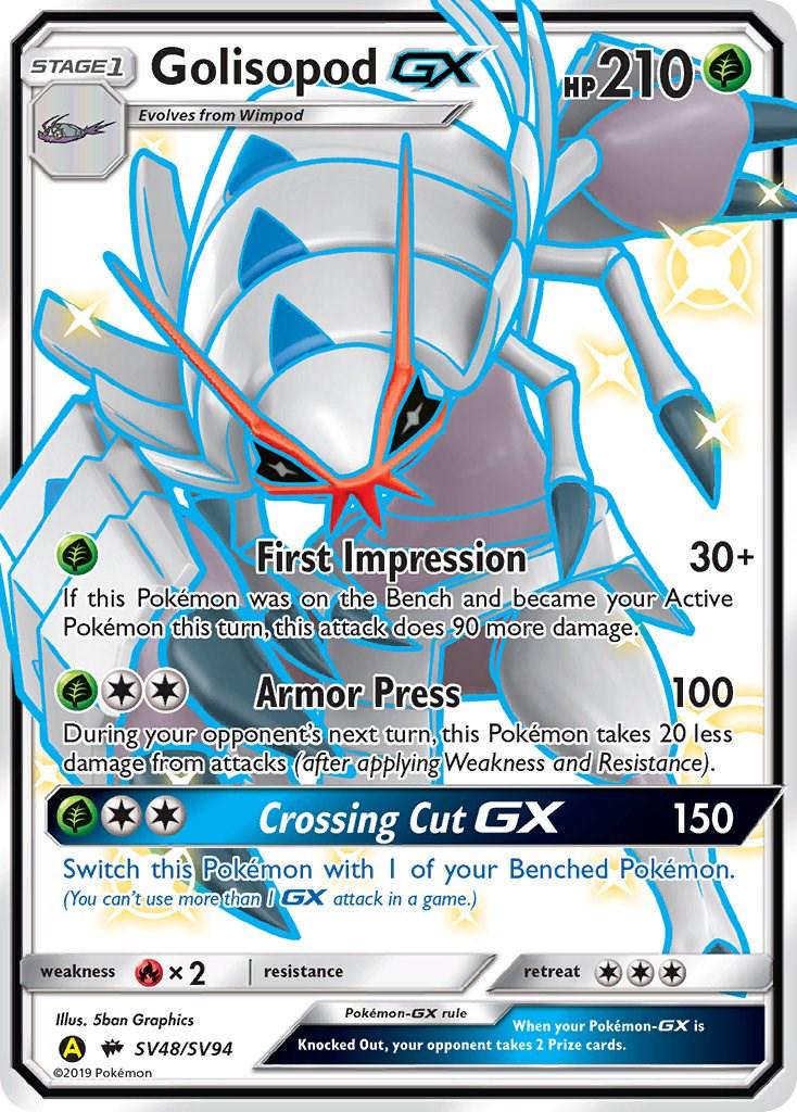 #SV48 Hidden Fates- Golisopod GX