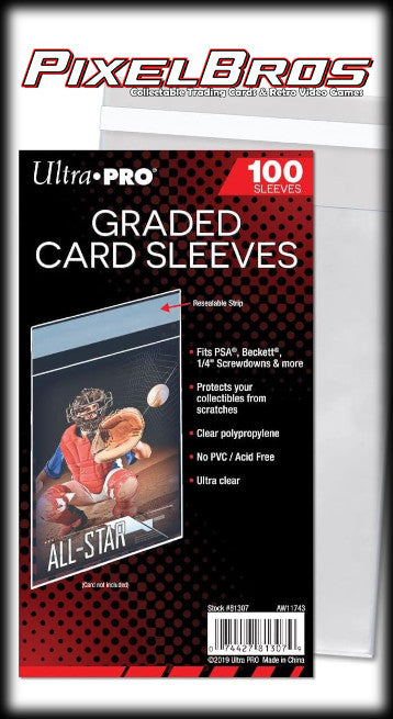 Ultra-Pro Graded Card Sleeves (100 sleeves)