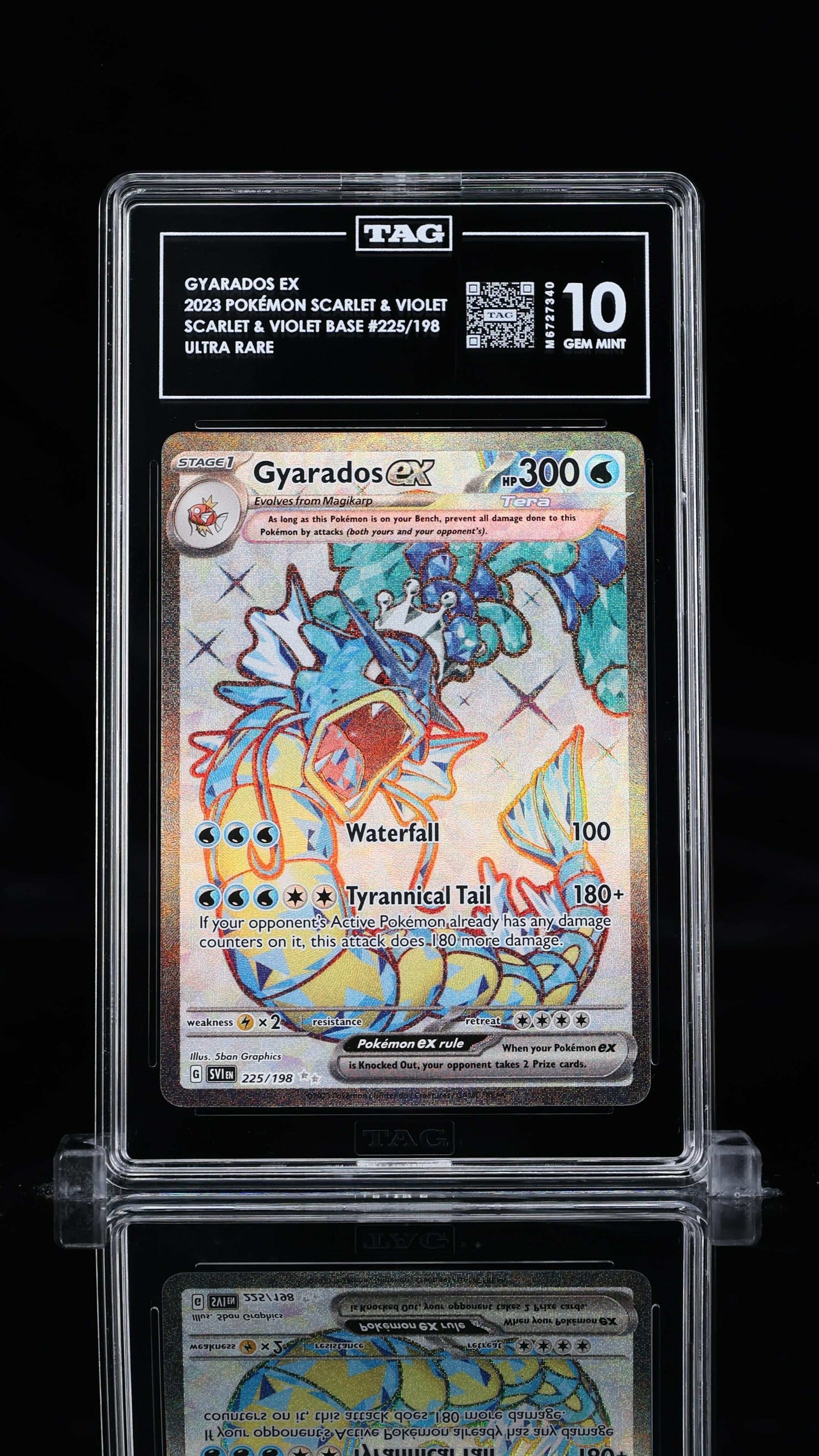Gyarados- #225 Scarlet & Violet Base Set- TAG 10