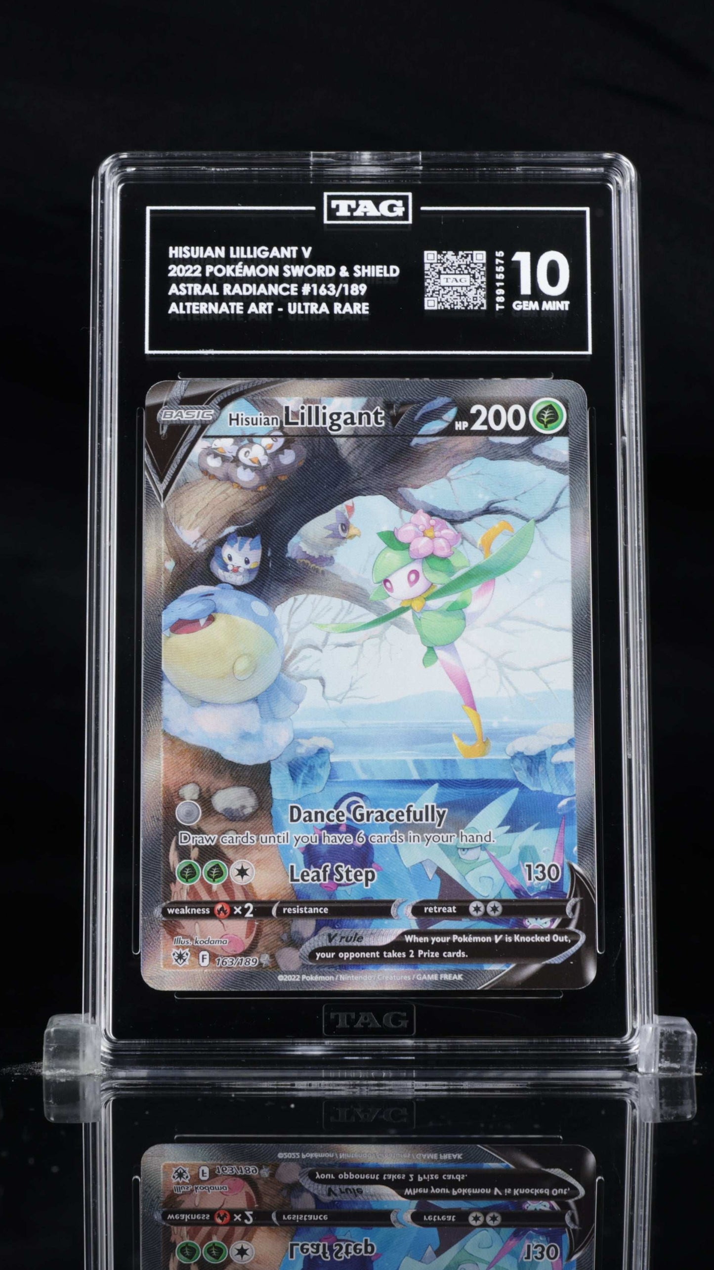 Hisuian Lilligant V- #163 Astral Radiance- TAG 10