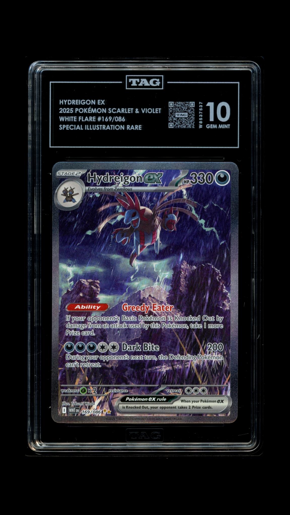 Hydreigon EX-#169 White Flare- TAG 10