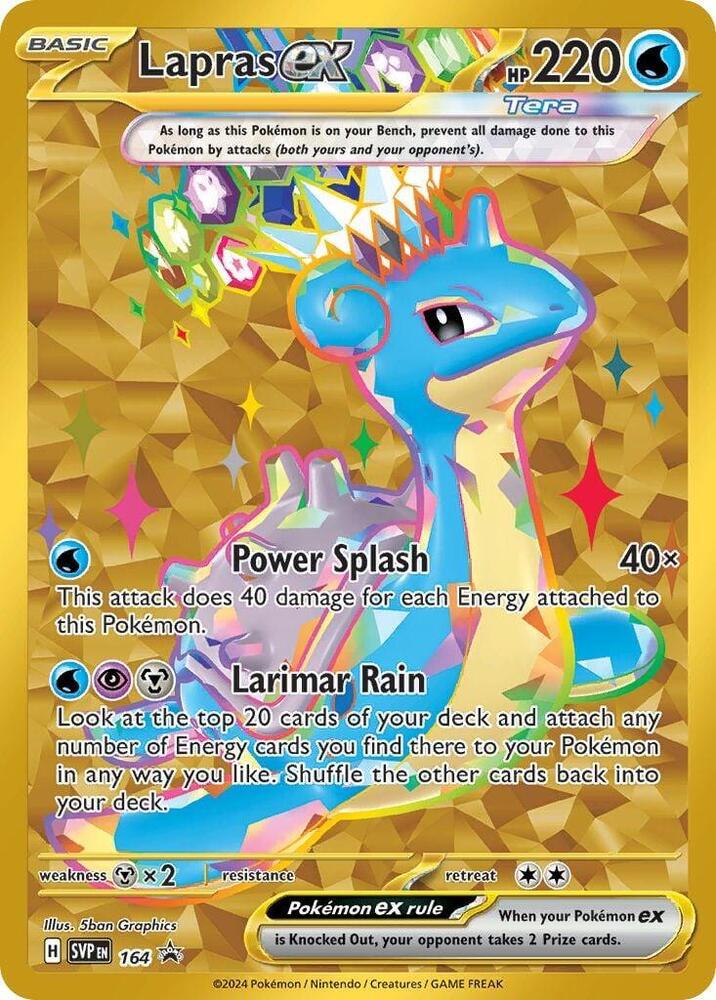 #164 Scarlet & Violet Promo- Lapras Ex