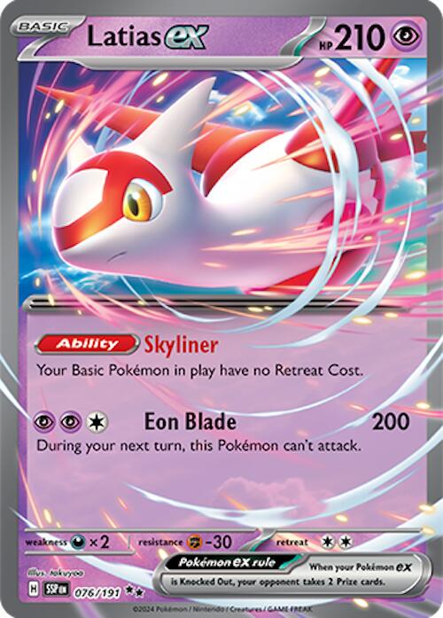 #76 Surging Sparks- Latias EX