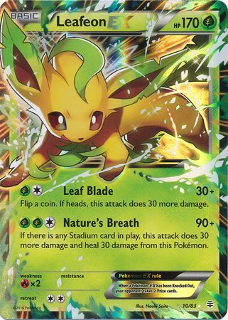 #10 Generations- Leafeon EX (LP)