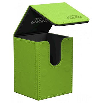 Ultimate Guard Flip Deck Case Leatherette Green 80+