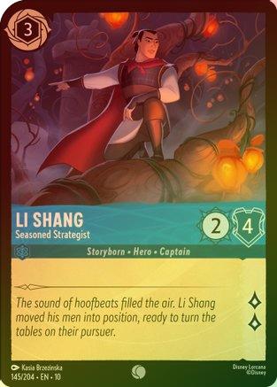 #145 Whispers in the Well- Li Shang: Seasoned Strategiest (Foil)