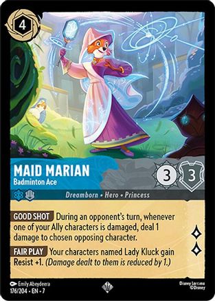 #176 Archazia's Island- Maid Marian: Badminton Ace