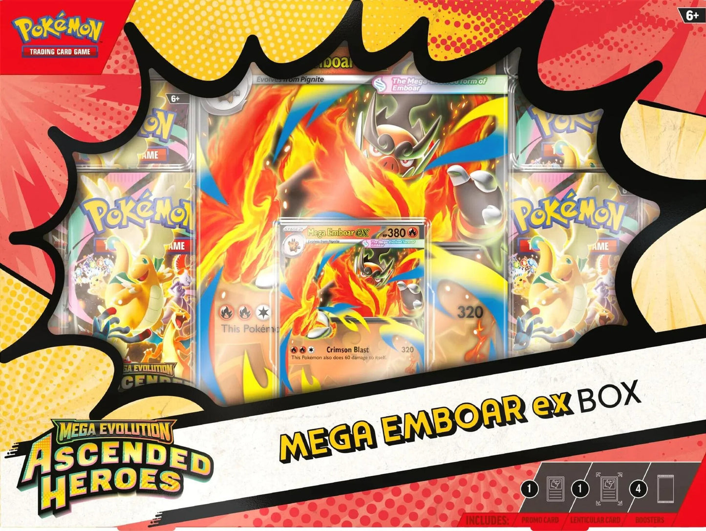 Ascended Heroes Mega Meganium/ Feraligtr/ Emboar Ex Box