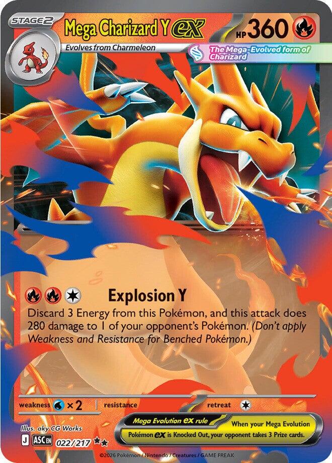 #22 Ascended Heroes- Mega Charizard Y Ex