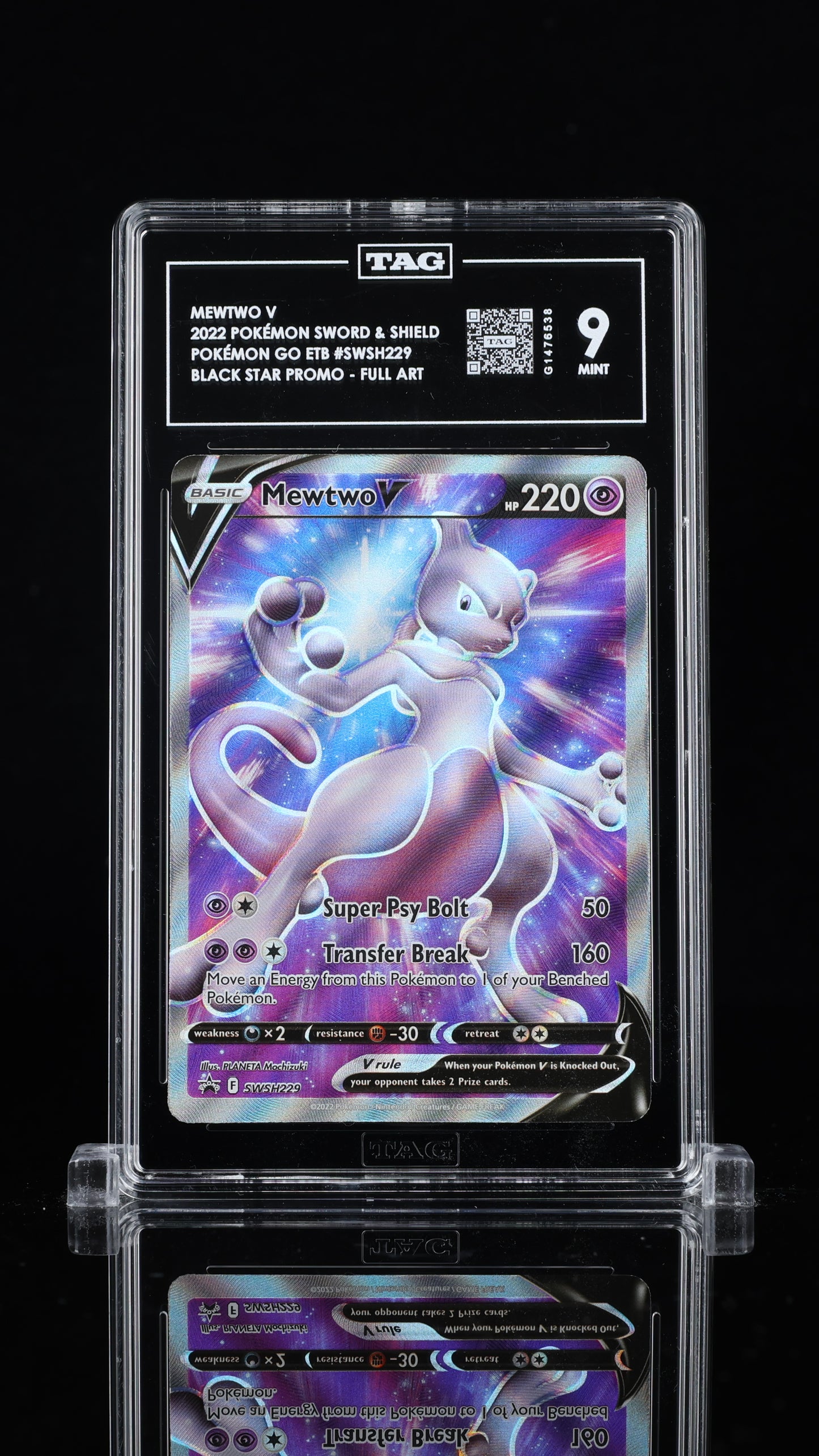 Mewtwo V- #SWSH Promo 229- TAG 9