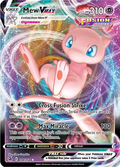 #114 Fusion Strike - Mew Vmax