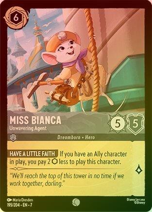 #195 Archazia's Island-Miss Bianca: Unwavering Agent(Foil)