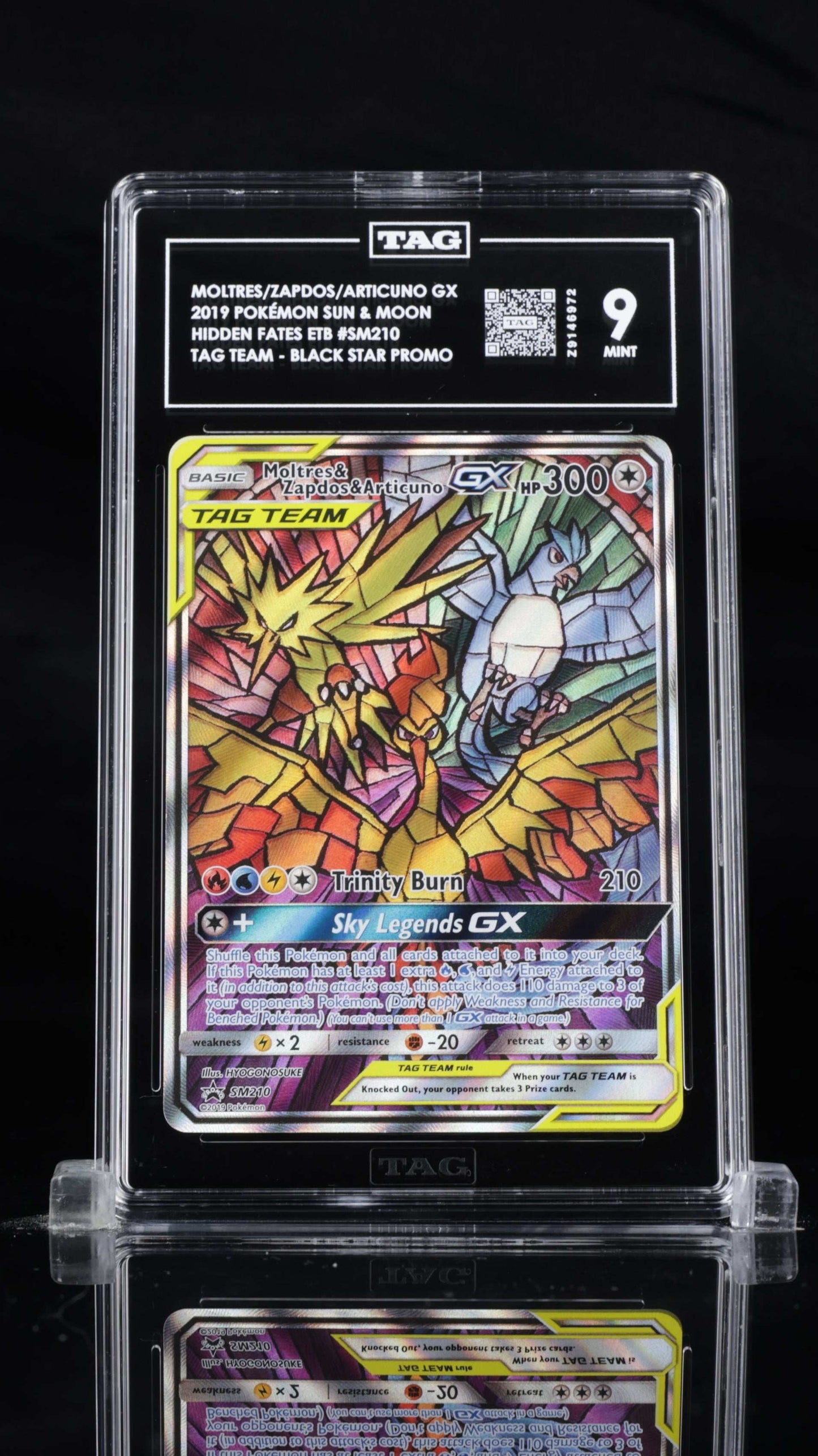 Moltres & Zapdos & Articuno- #SM210 Sun & Moon Promos- TAG 9