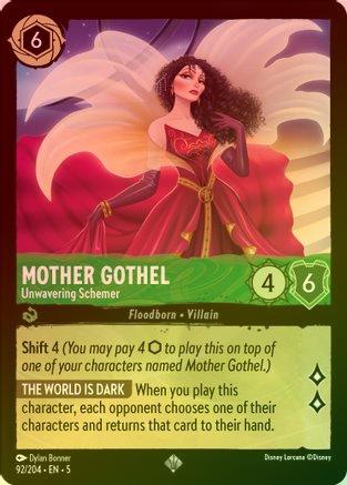 #92 Shimmering Skies- Mother Gothel (Unwavering Schemer)(Foil)