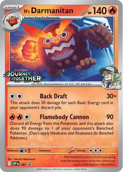 #101 Scarlet & Violet Promo- N's Darmanitan (Sealed)