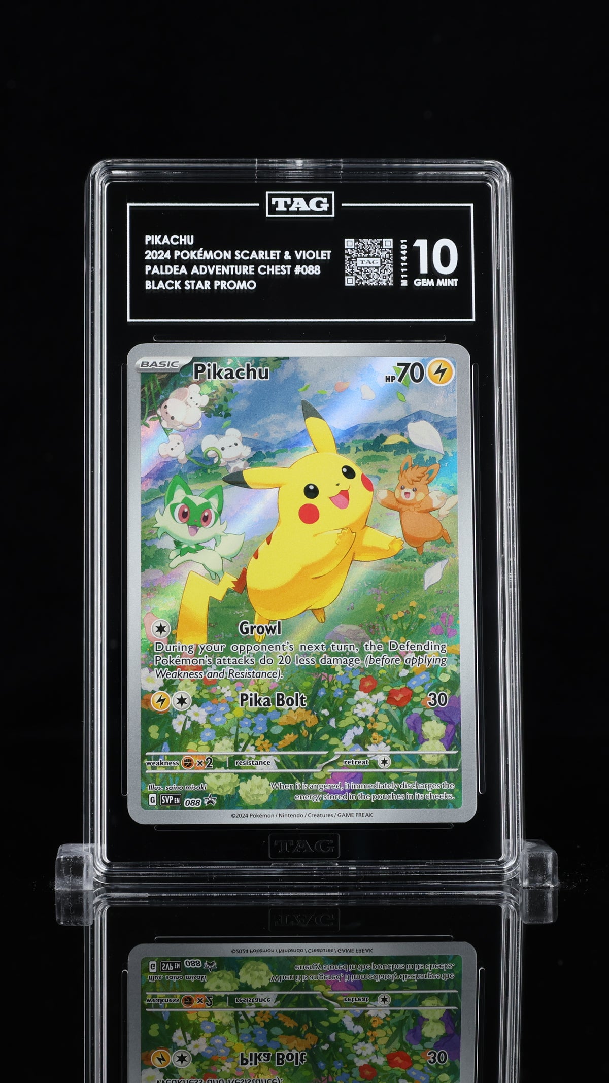 #88 Pikachu- Scarlet & Violet Promo- TAG 10