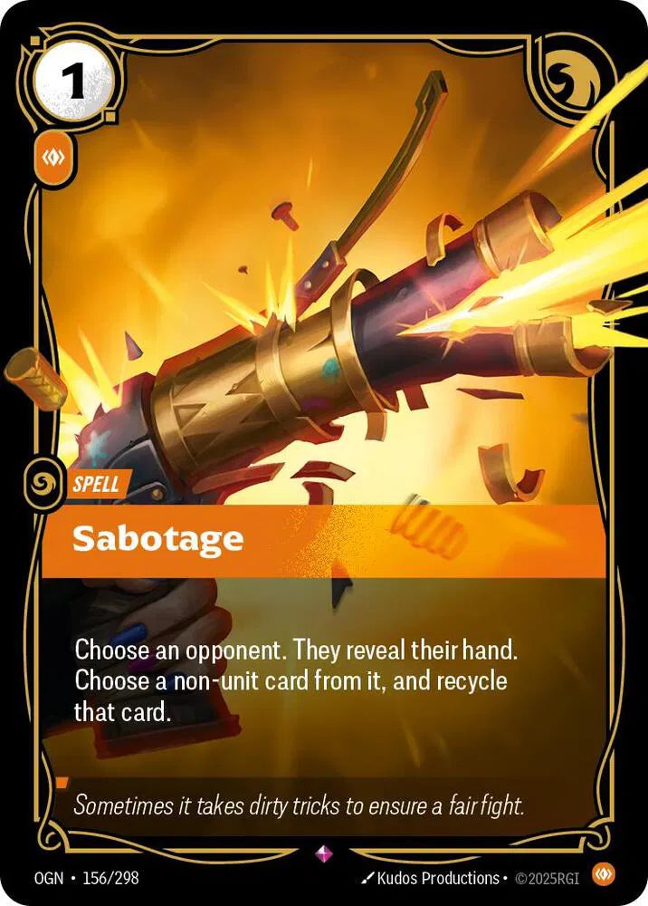 #156 Origins - Sabotage