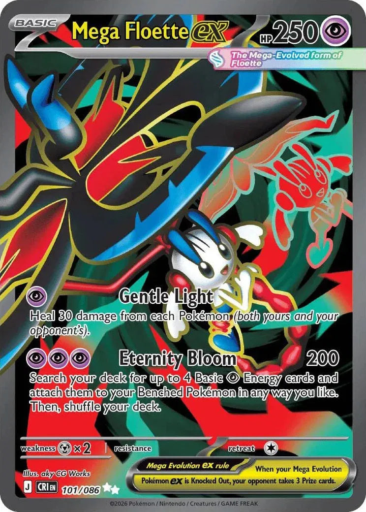 #101 Chaos Rising - Mega Floette ex