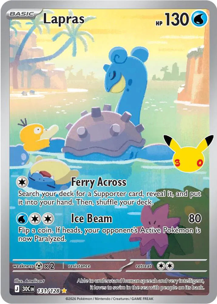 #131 30th Anniversary- Lapras
