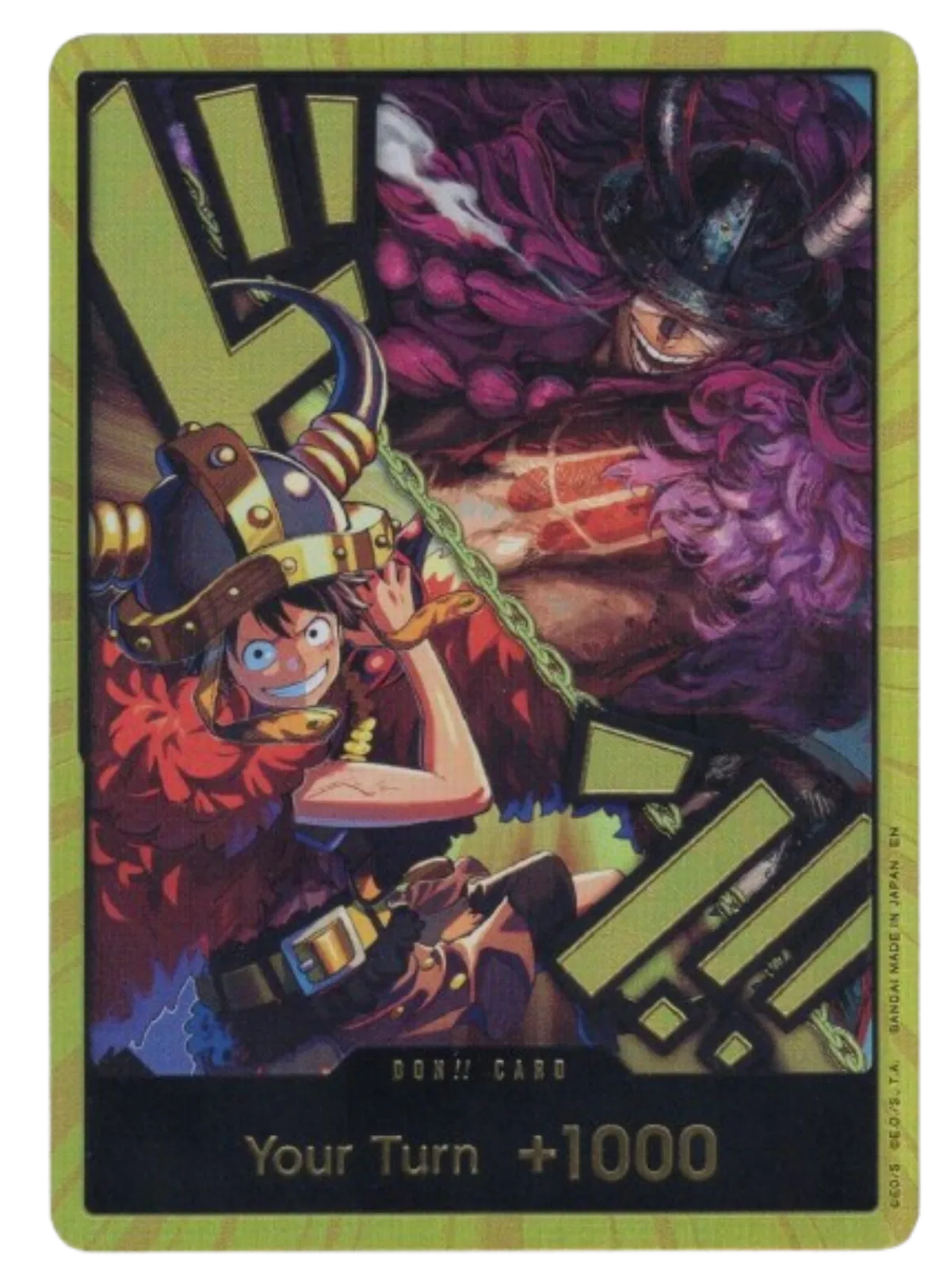 DON!! Card (Alternate Art) (Luffy and Loki) (Gold)