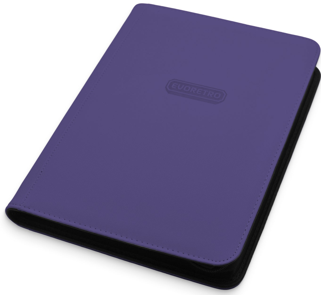 Evoretro Premium Zip Binder 360 Cards- Purple