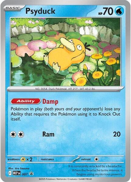#7 Mega Evolutions Promos- Psyduck(COSMO HOLO)