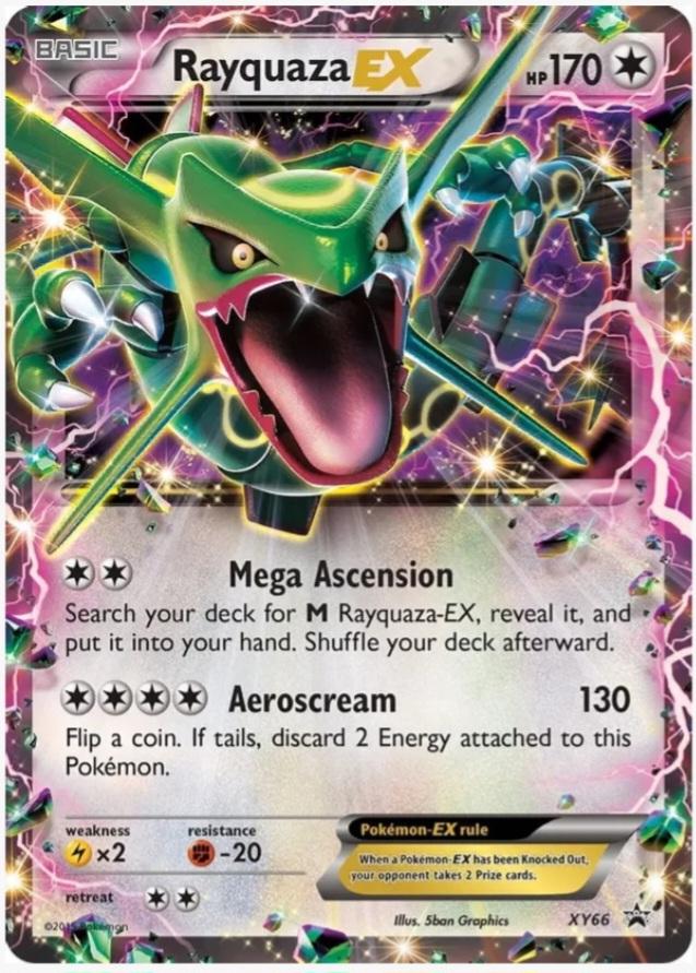 #XY66 XY Promos- Rayquaza EX(LP)