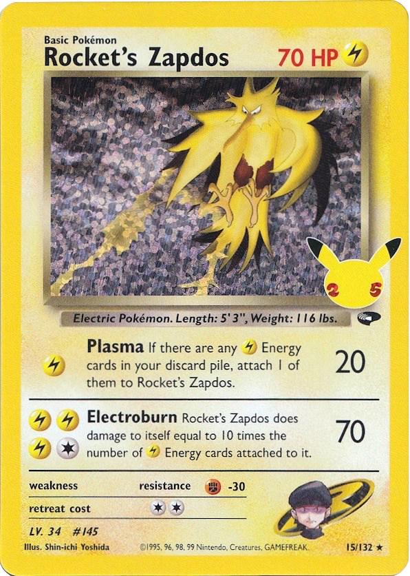 #15 Celebrations- Rocket's Zapdos