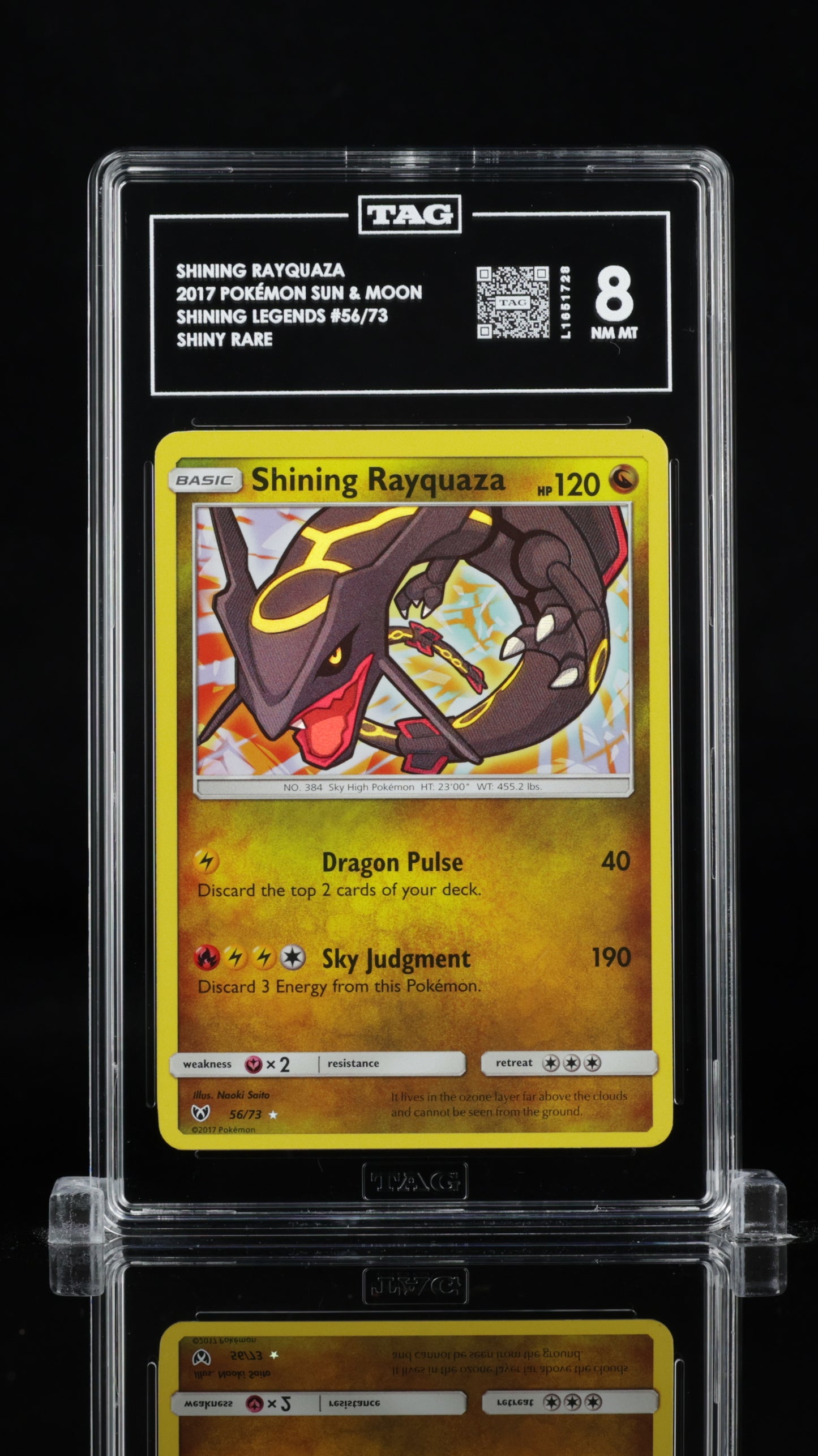 #56 Shiny Rayquaza- Shining Legends- TAG 8