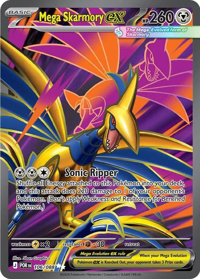 #106 Perfect Order- Mega Skarmory Ex
