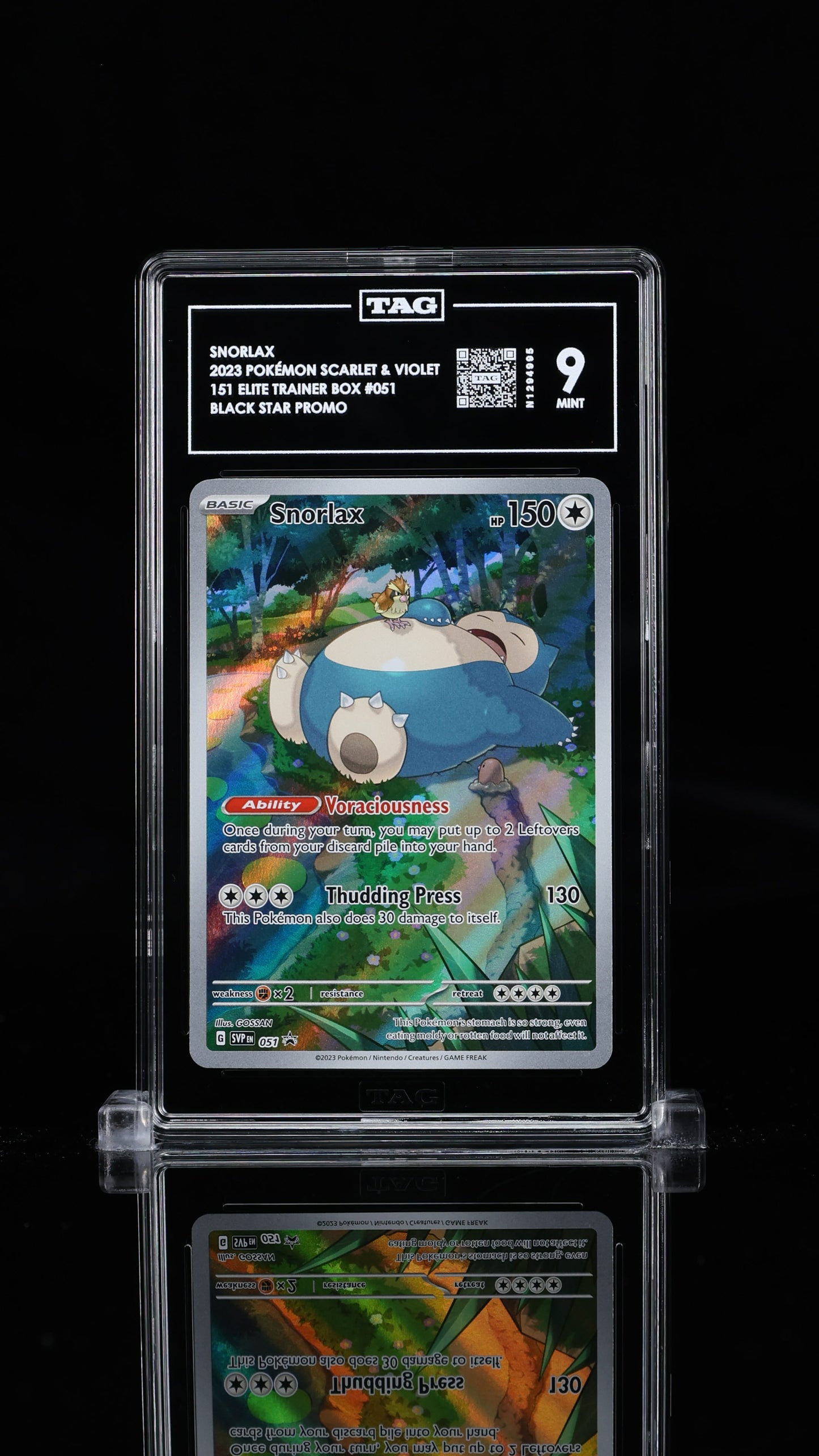 Snorlax- #51 Scarlet & Violet Promos- TAG 9