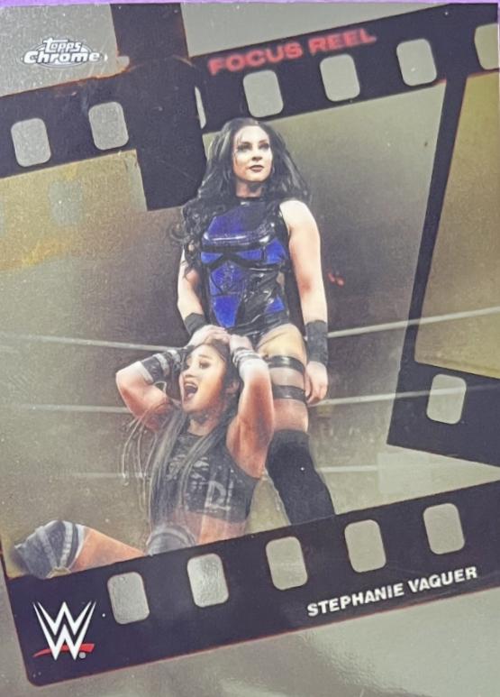2026 Topps Chrome WWE- FR-23 Stephanie Vaquer (Focus Reel)
