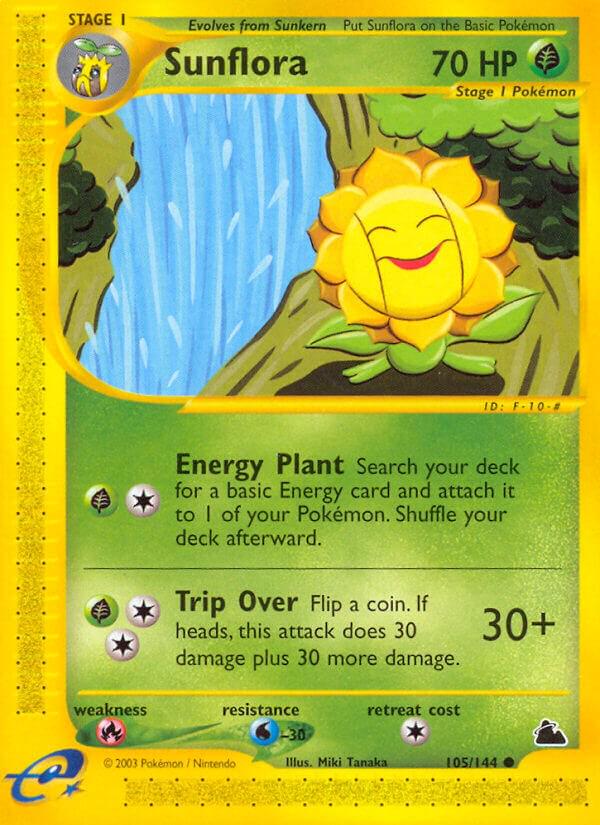#105 Skyridge- Sunflora (non-holo)