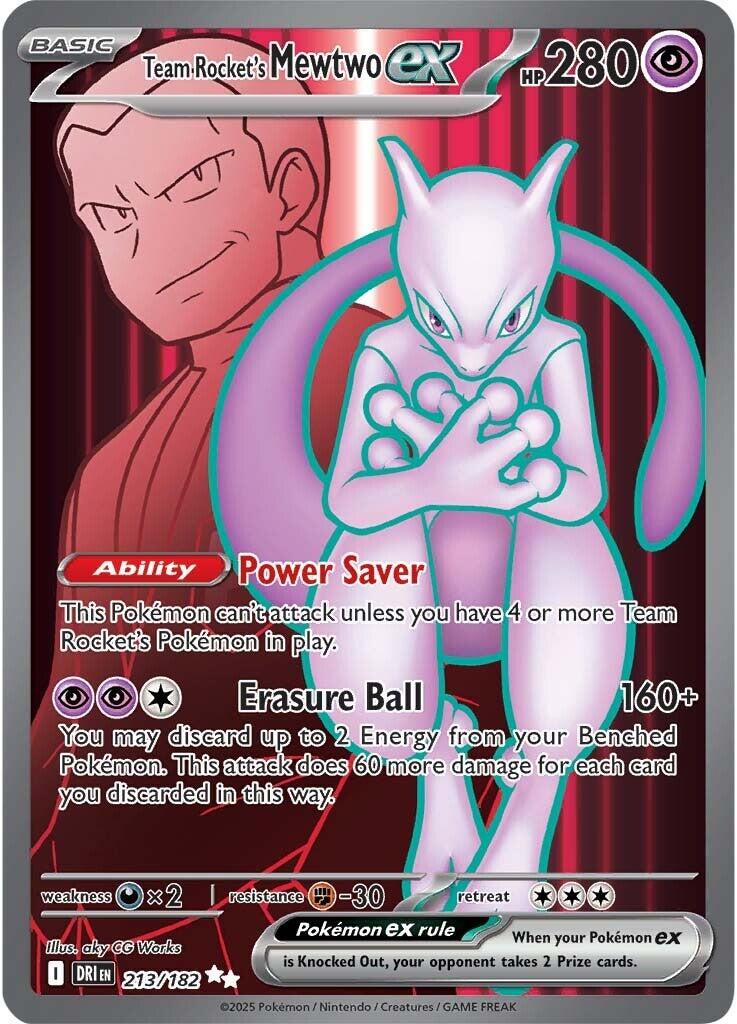 #213 Destined Rivals- Team Rocket's Mewtwo EX