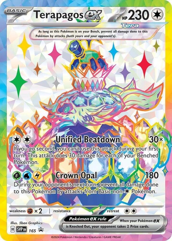 #165 Scarlet & Violet Promos- Terapagos ex