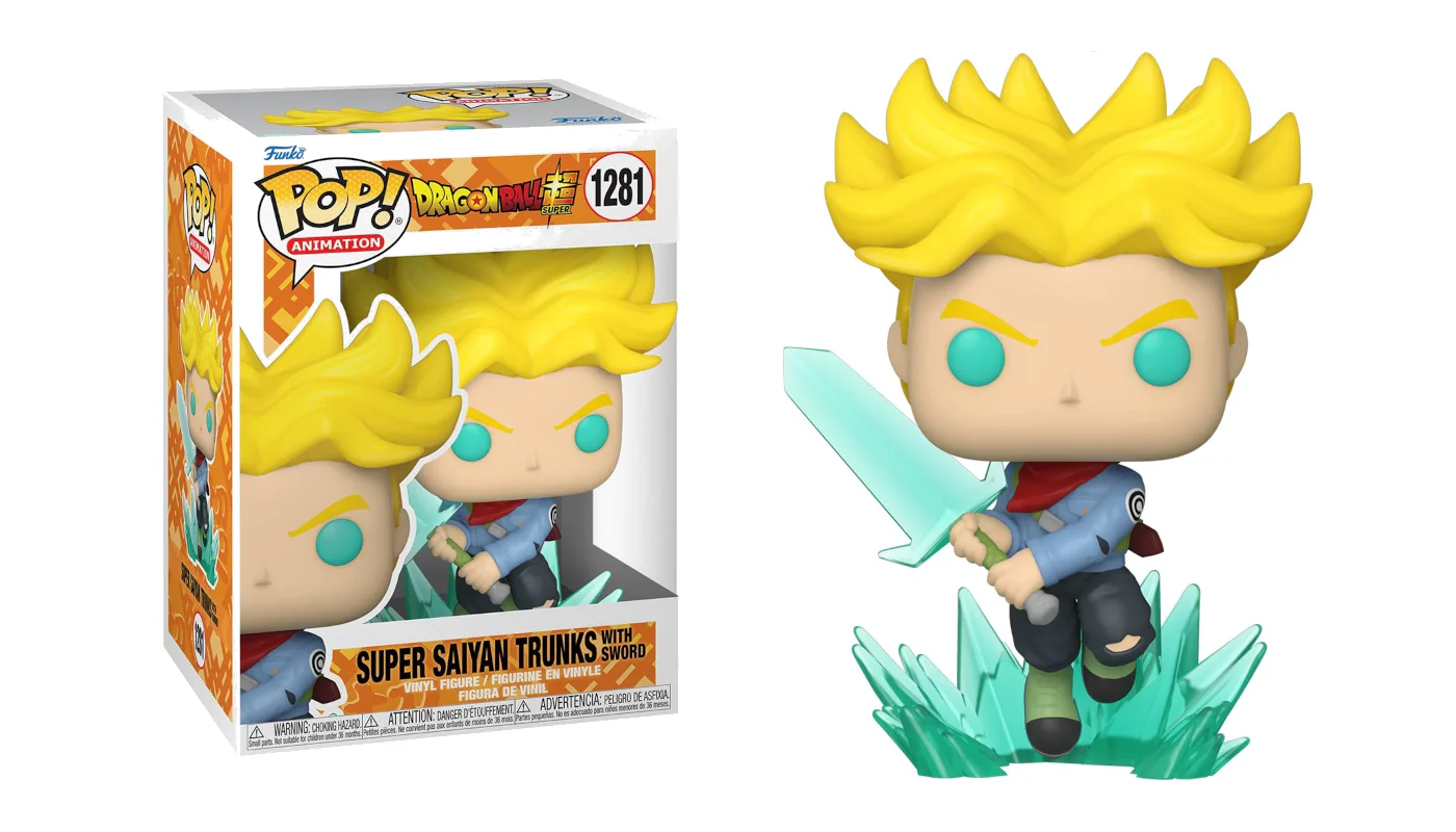#1281 Super Saiyan Trunks With Sword Funko Pop