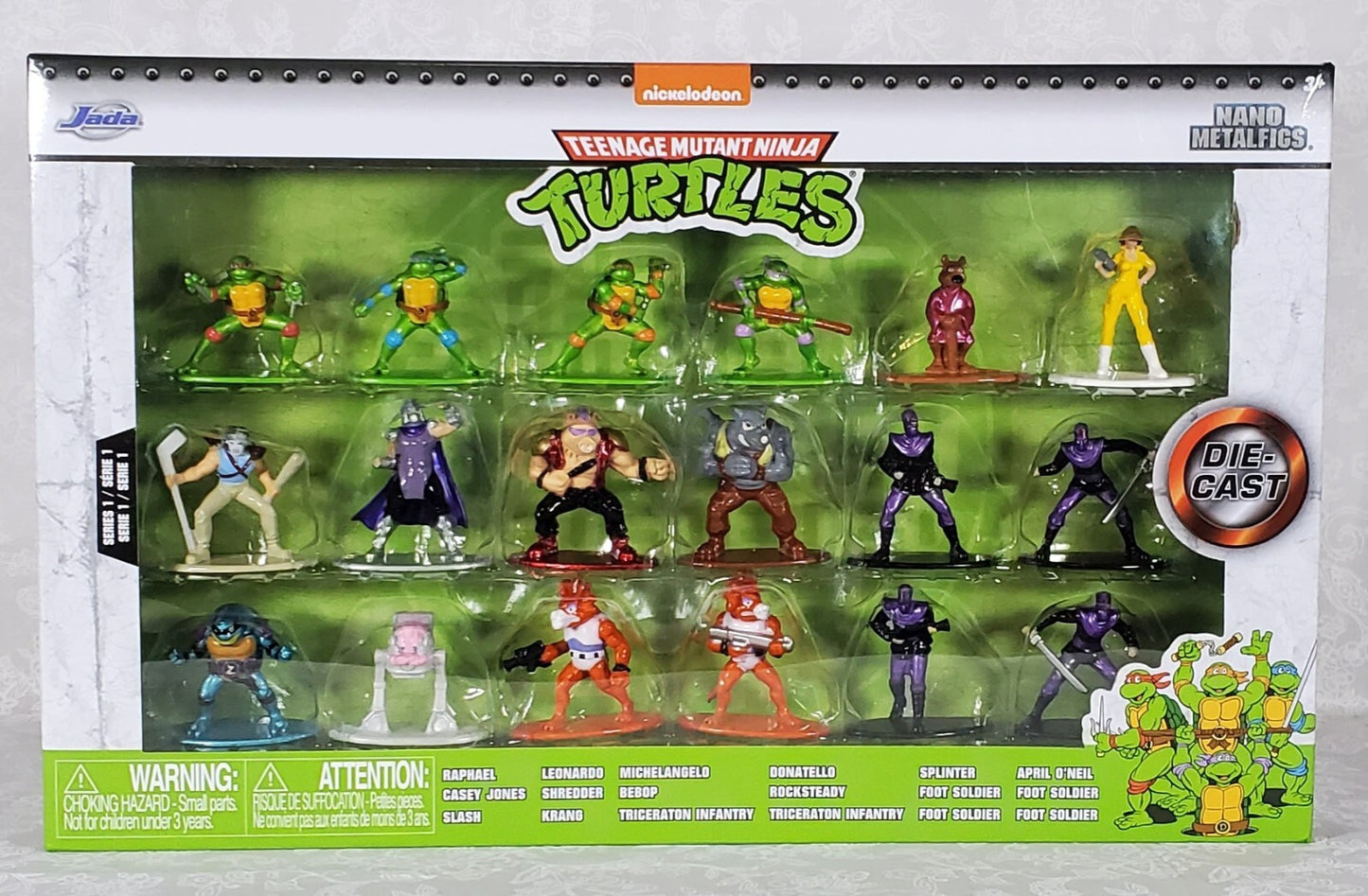 Teenage Mutant Ninja Turtles Nano Metalfigs Diecast 2023 Series 1